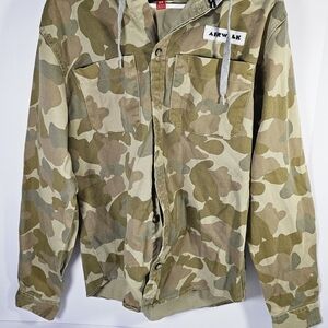 Airwalk Men's Green Camouflage Field Jacket